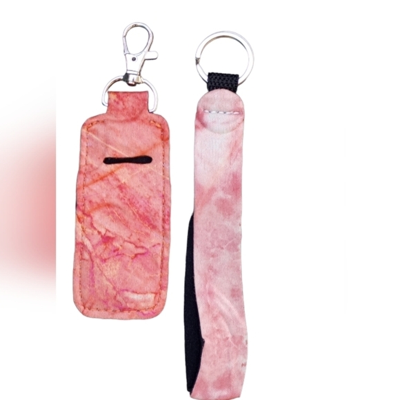 5 / $25 Lip Balm Holder Keychain Pineapple Lipstick Keychain Tropical Keyring - Picture 16 of 16